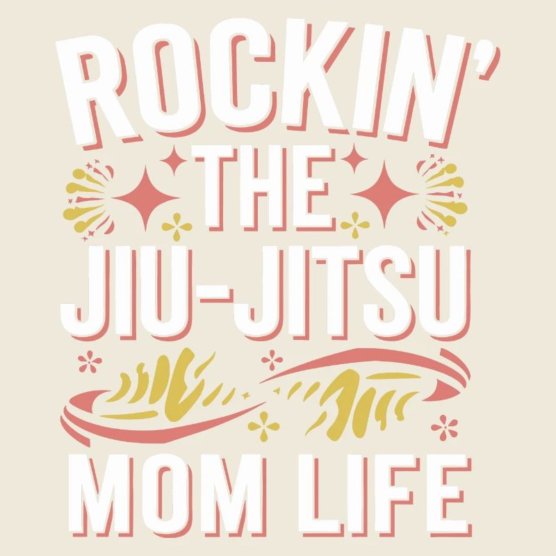 Un design cool pour les mamans de jiu-jitsu