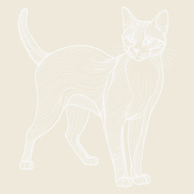 Katze Lineart