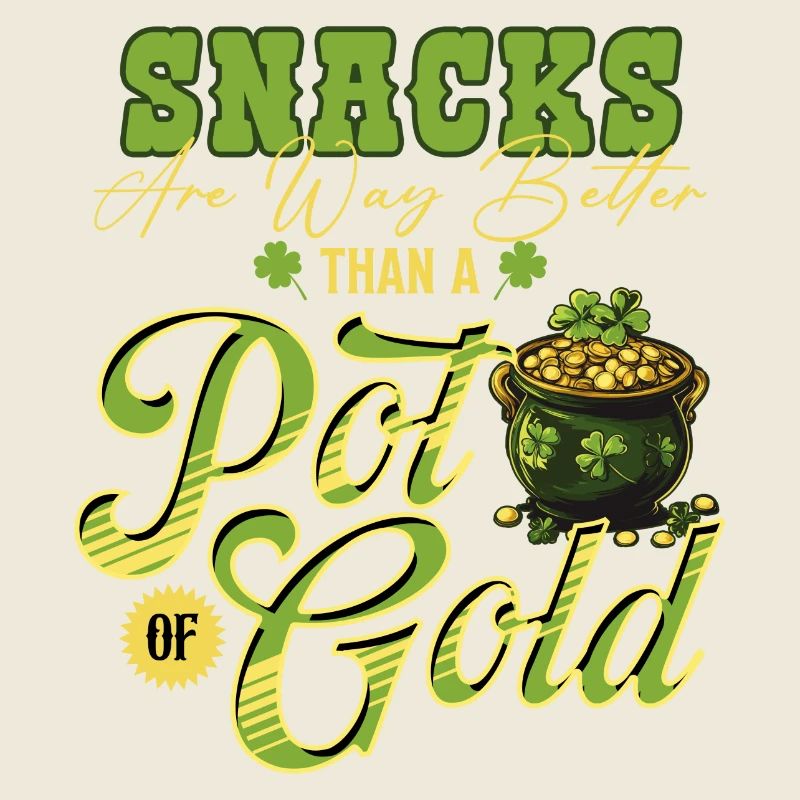 Snacks sind besser als ein Topf Gold St Patricks