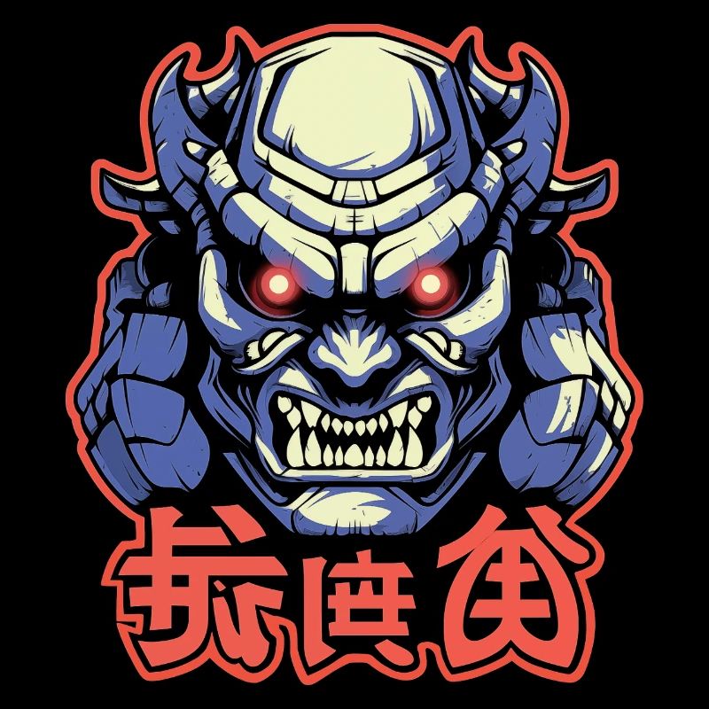 The Japanese Samurai Demon