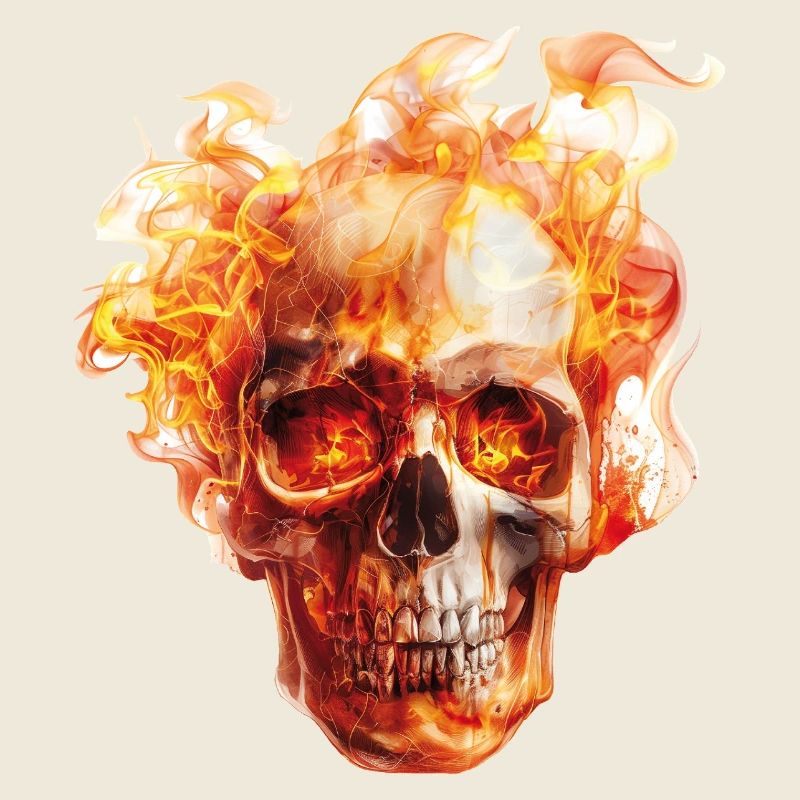 Skull Flames