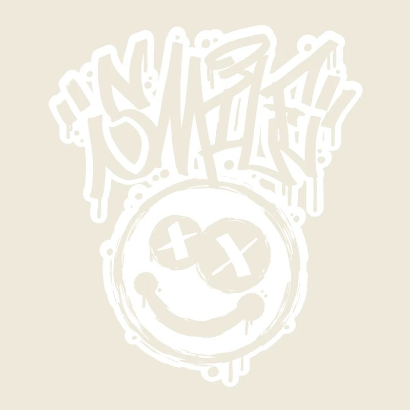 Lettres Smile Face Graphitti