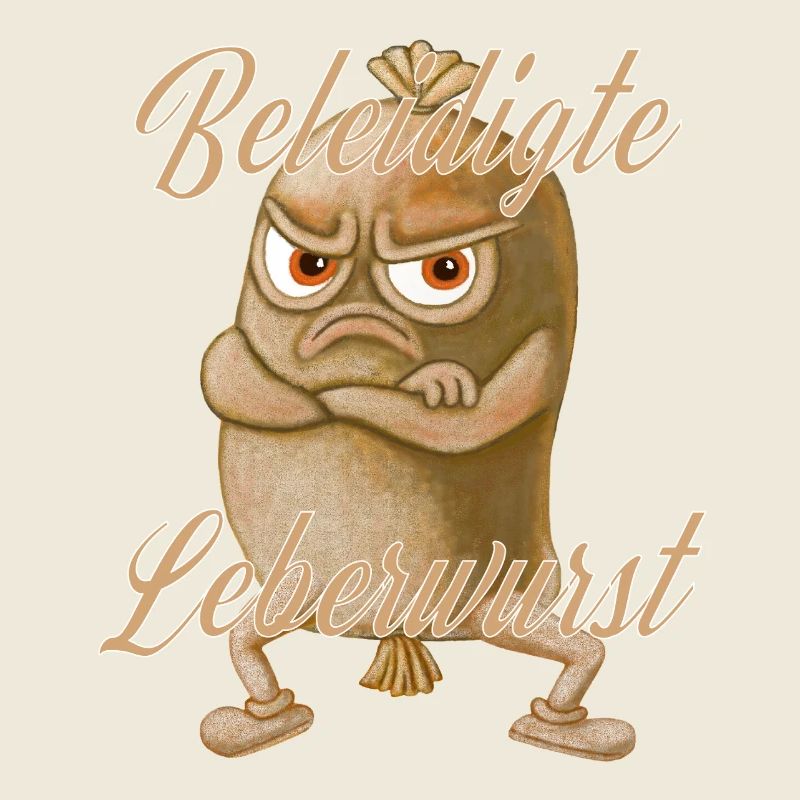 Offended liverwurst on legs