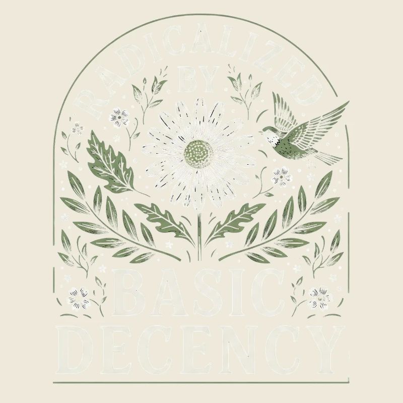 Radicalisés par la décence de base Décor floral vintage