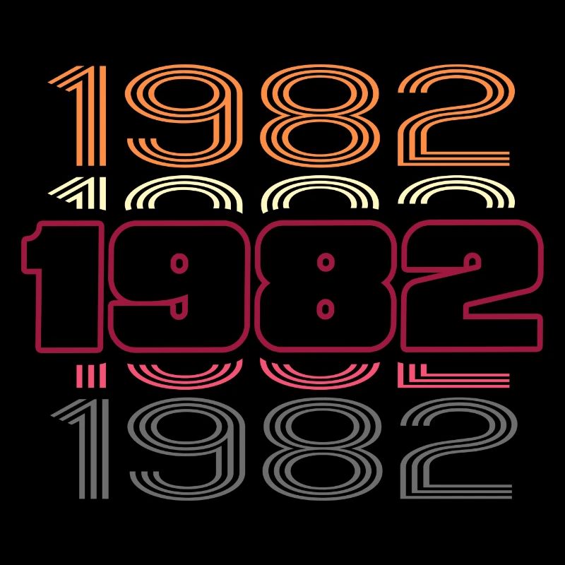 1982 geburtstag best retro party disco