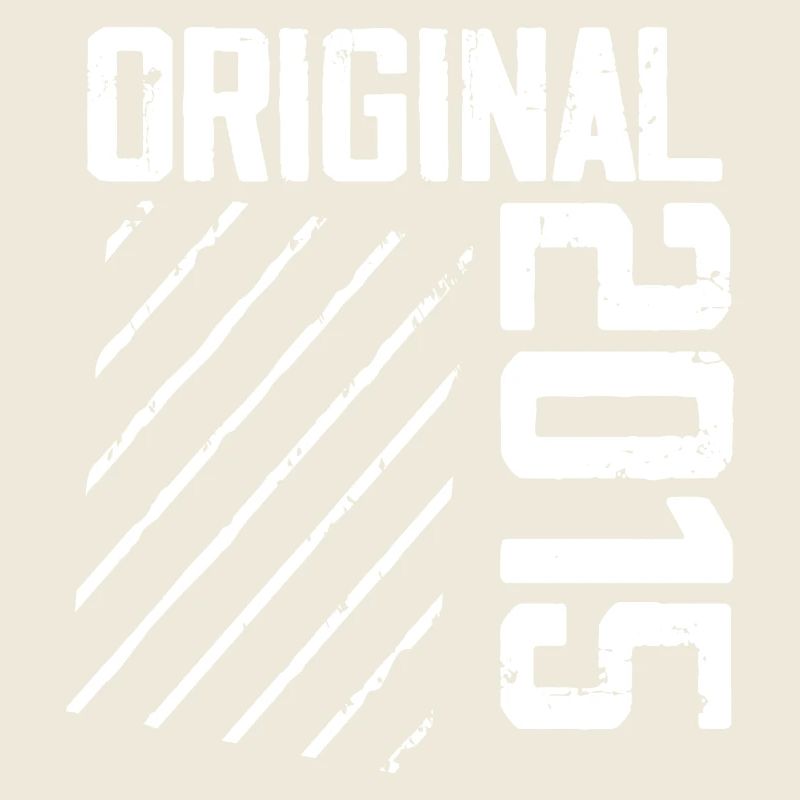Original 2015 9e Anniversaire Cadeau Retro