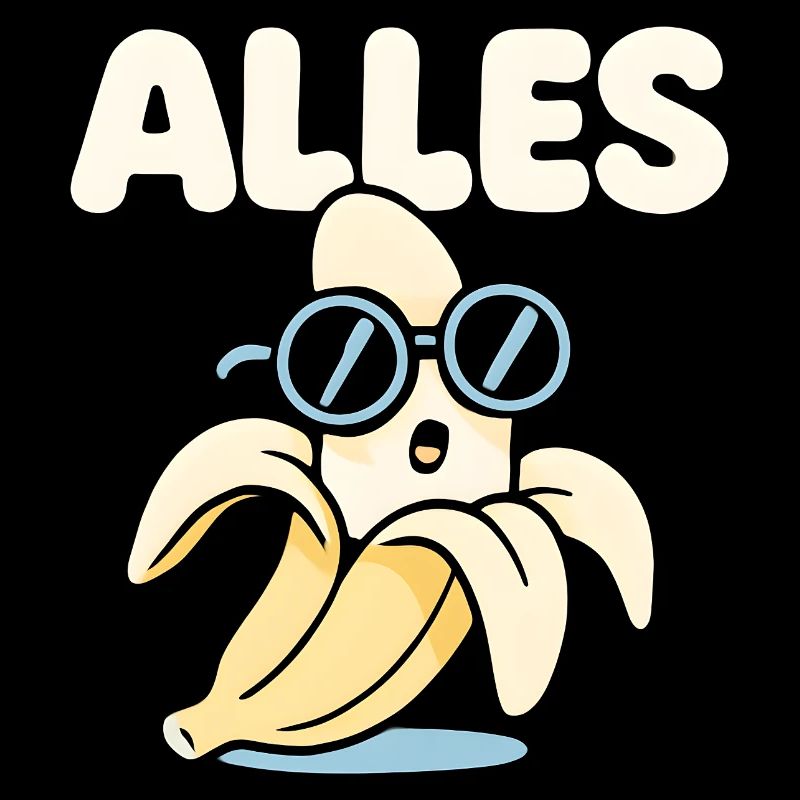 Lustiger Spruch Witzig Alles Banane Geschenkidee