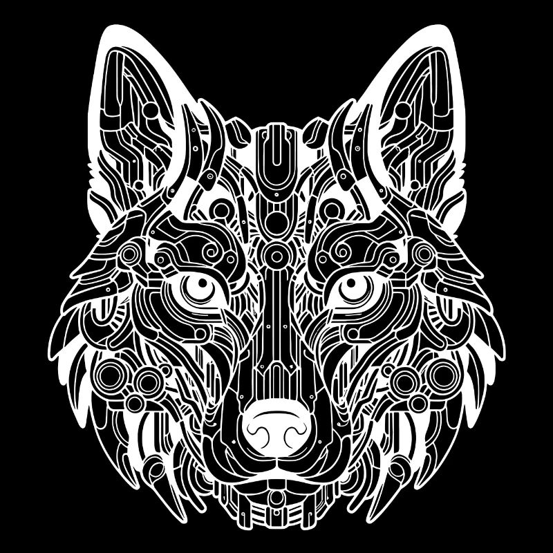 Loup biomécanique - Design blanc