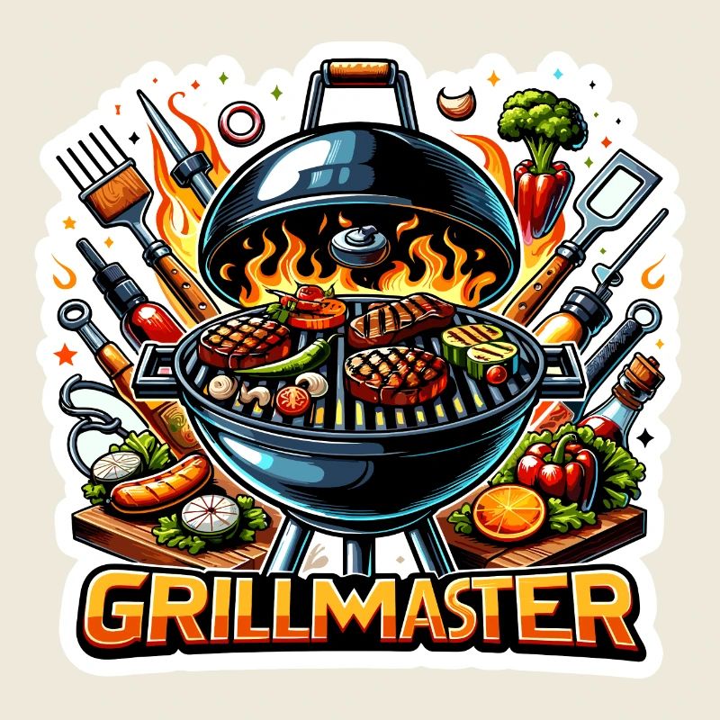 GrillMaster - Grill Illustration