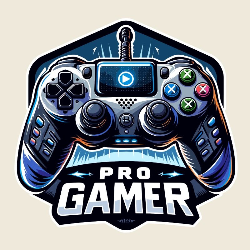 Pro Gamer - Controller Illustration