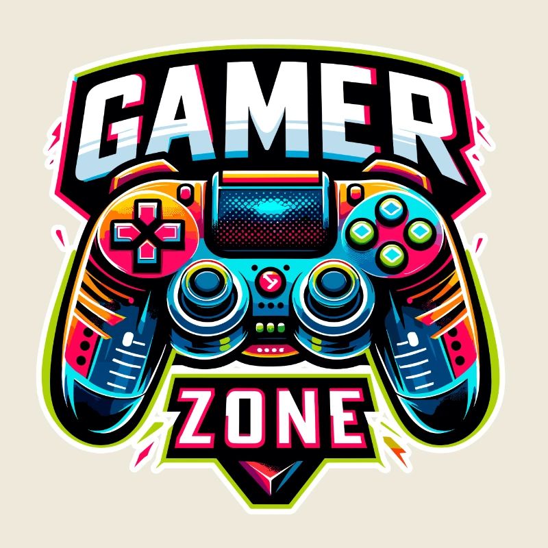 Gamer Zone - Controller Illustration