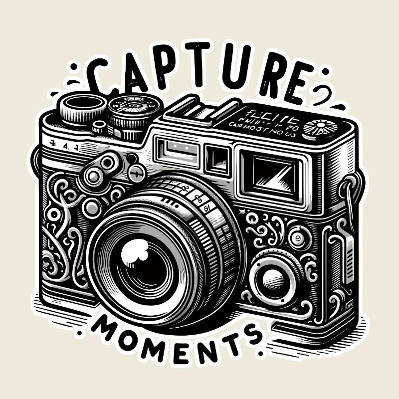 Capture Moments - Camera Illustration