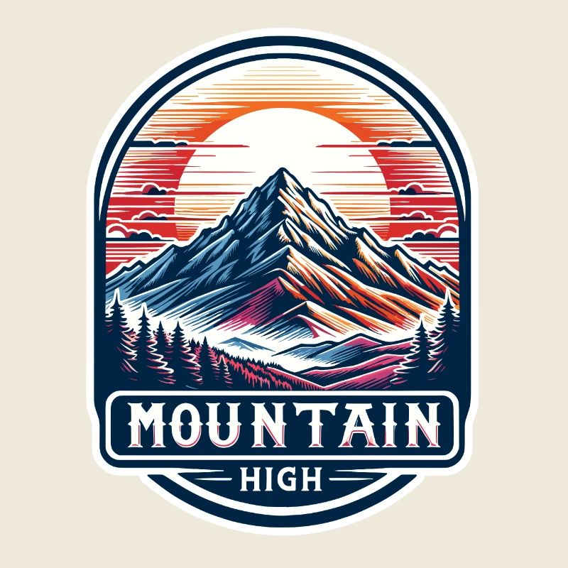 Montagne Haut - Illustration de Berg