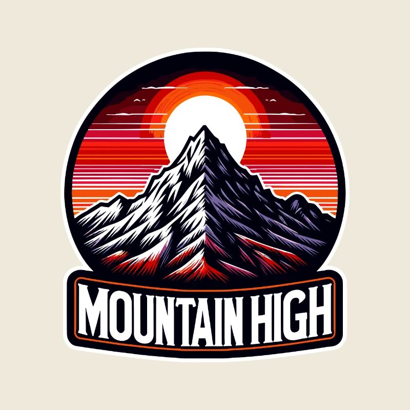 Montagne Haut - Illustration de Berg