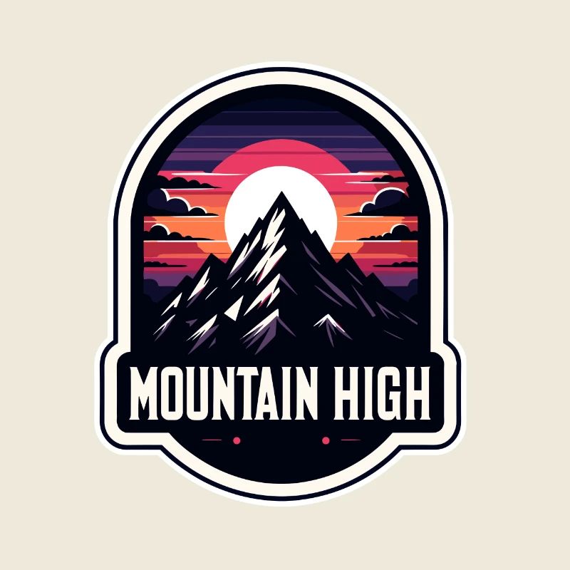 Mountain High - Berg Illustration