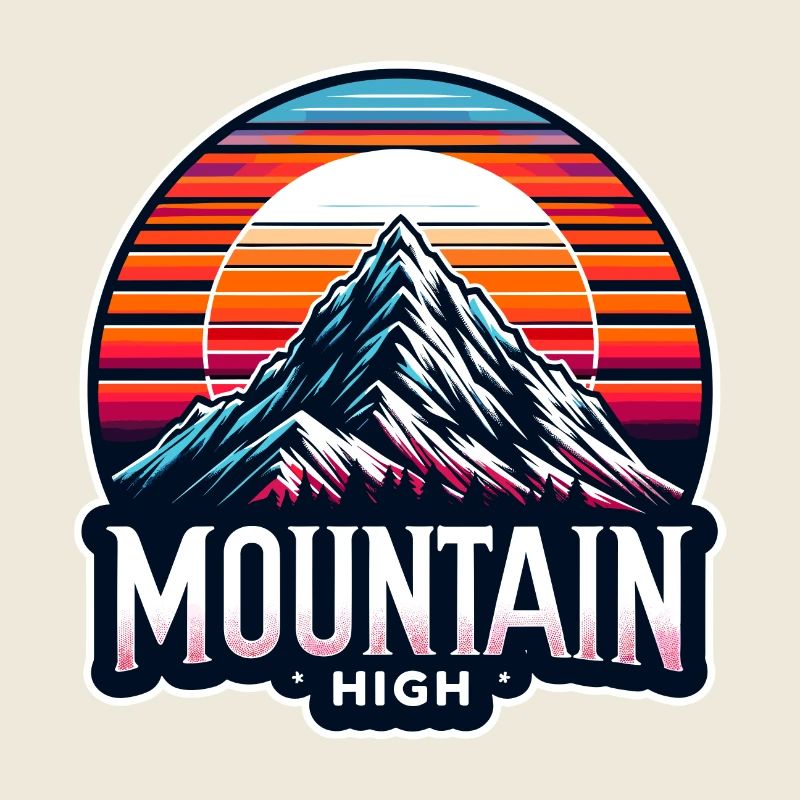 Montagne Haut - Illustration de Berg