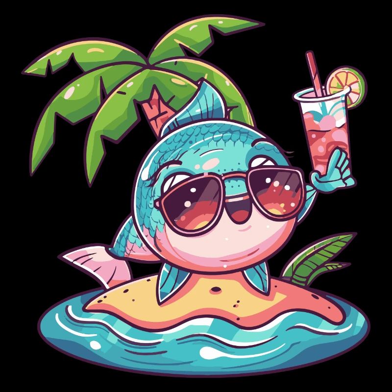 Vacances d’été de poisson Piranha