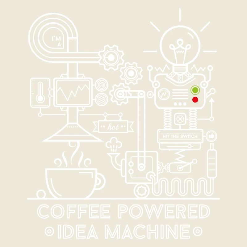 Coffee powered Idea Machine
