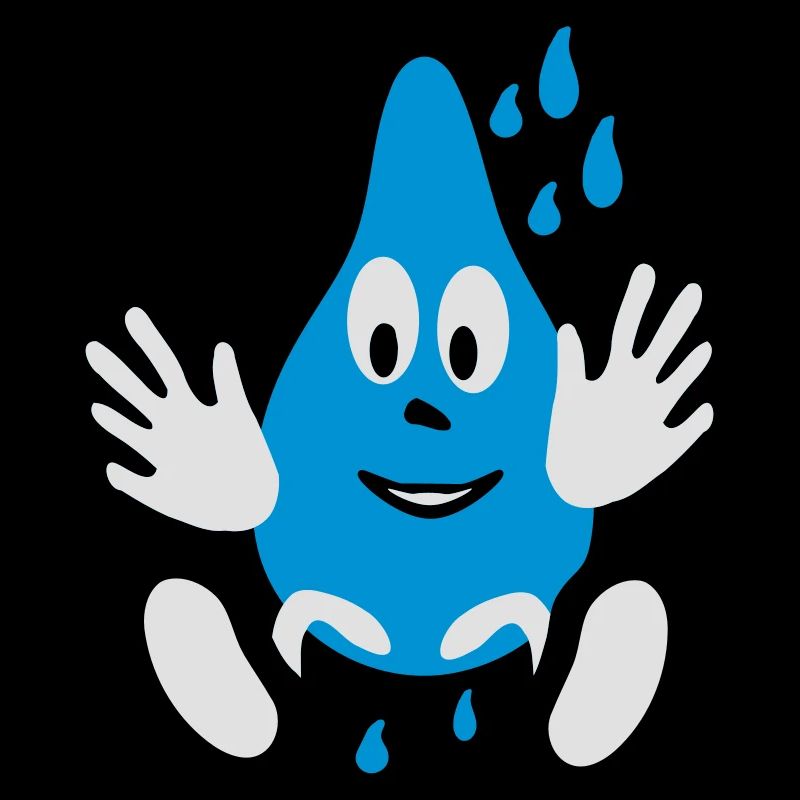 lachender Regentropfen,laughing small drops,