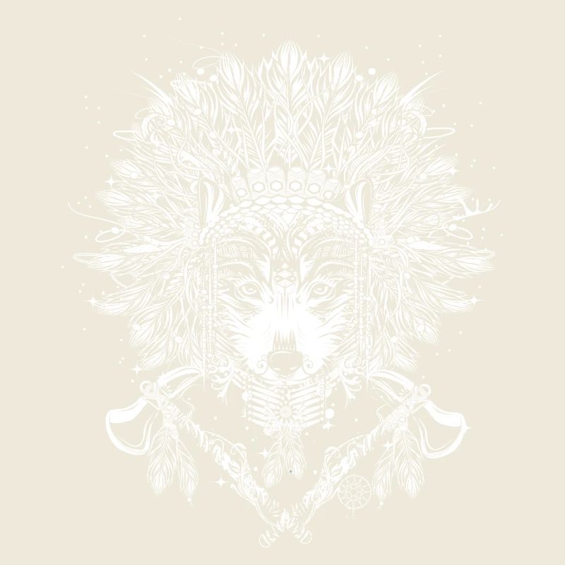 Chef loup avec couvre-chef