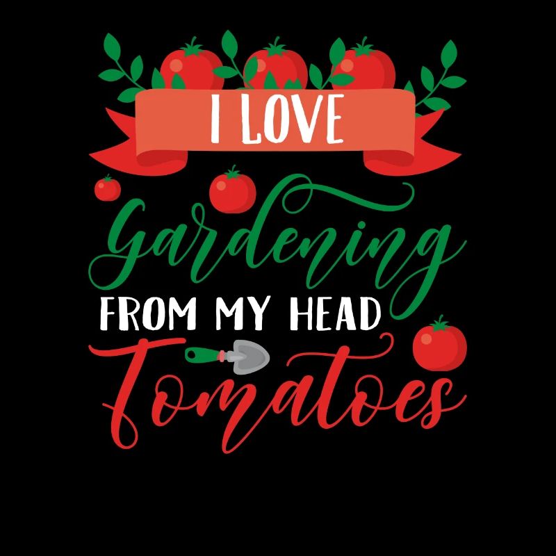 J'aime le jardinage de mes tomates