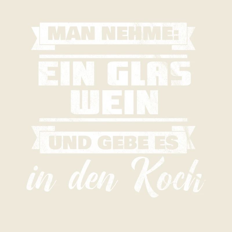 Kippe den Wein in den Koch