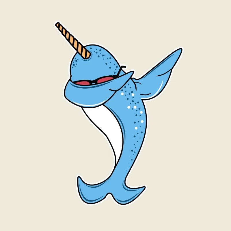 Drôle Narwhal Dab