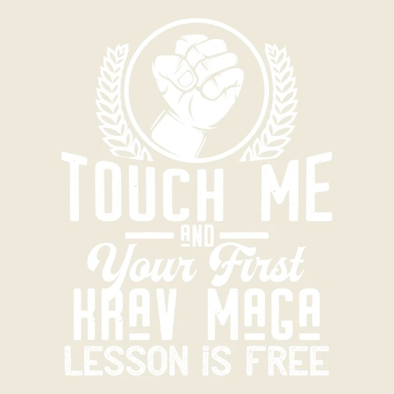Touch me - first Krav Maga lesson free - weiß