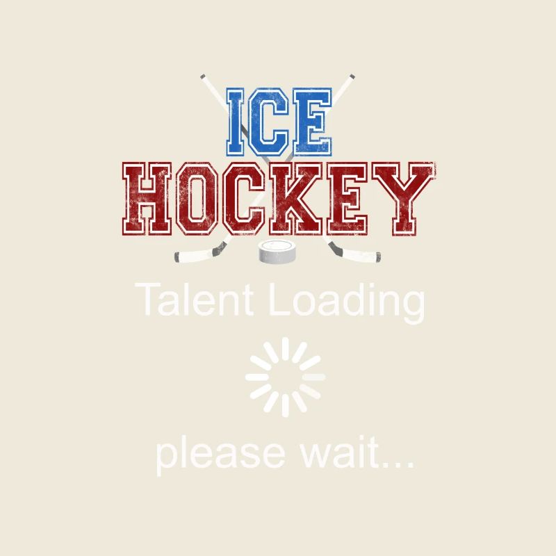 Eishockey Talent läd Bitte Warten Geschenk
