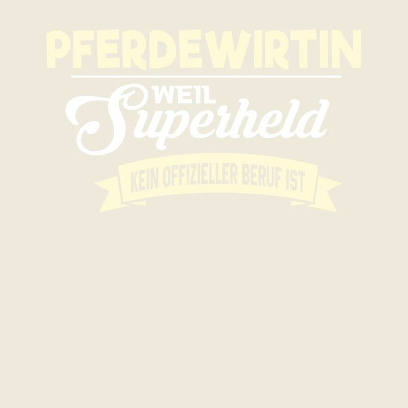 Superheld Beruf Pferdewirtin Geschenk Idee