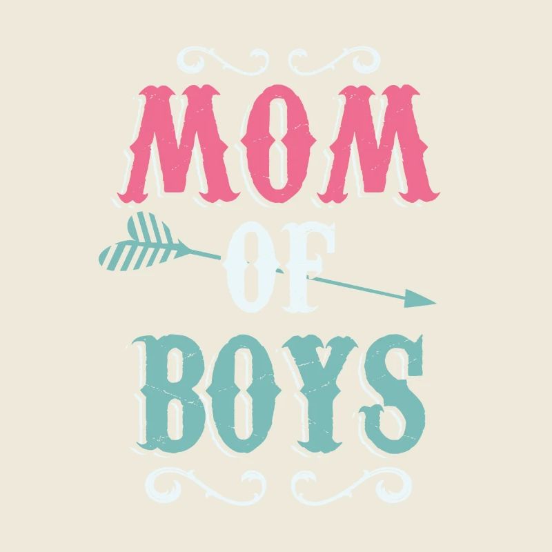 Mutter von Knaben Geschenk Muttertag T-Shirt