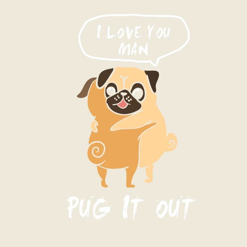 Amant de chien de Pug It Out