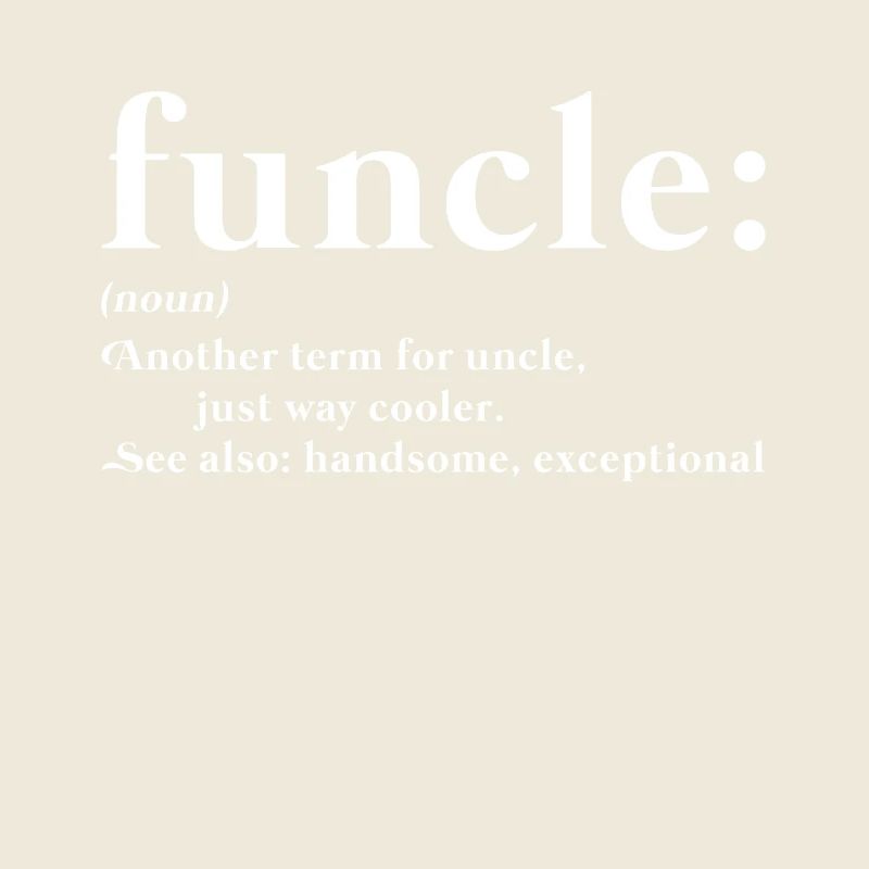 Onkel Geschenk Funcel Uncle shirt