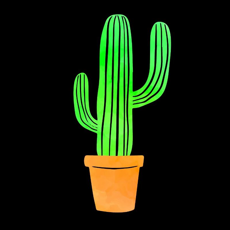 Aquarelle Art Cactus