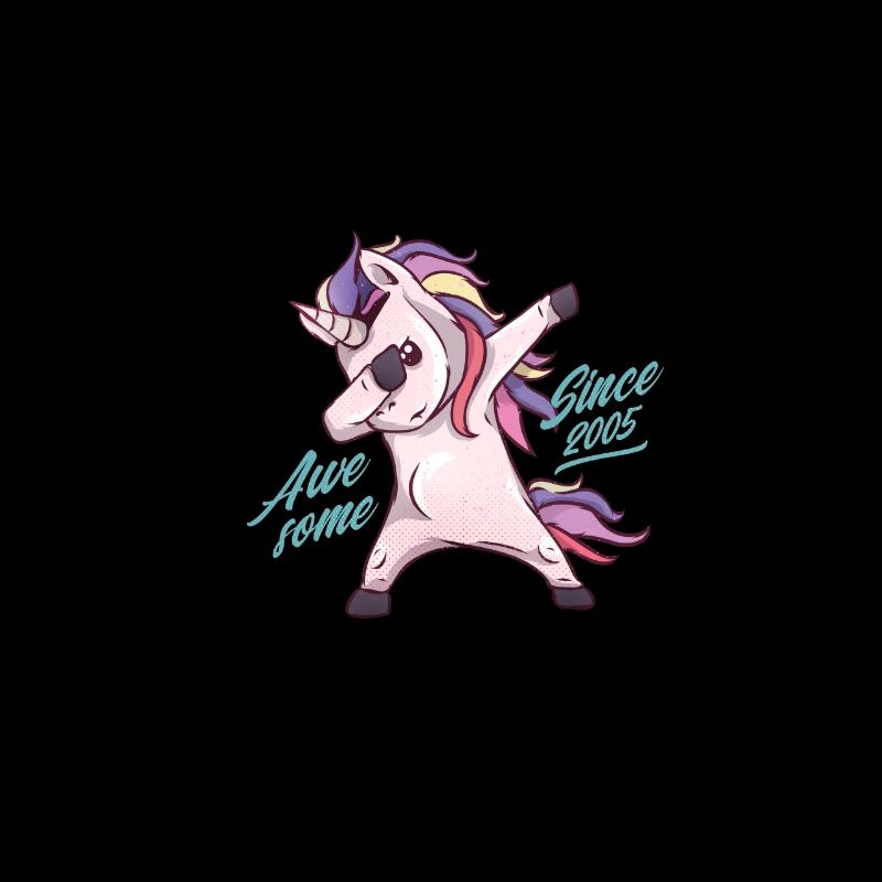Awesome Since2005 Unicorn