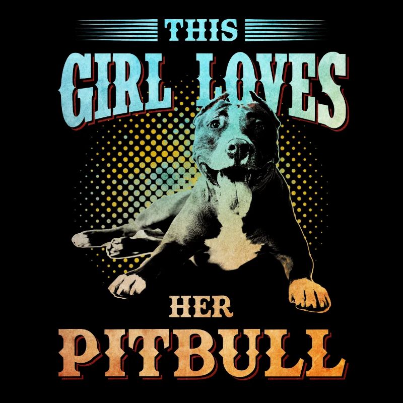 Pitbull Frau Hund Kampfhund Liebe Mädchen