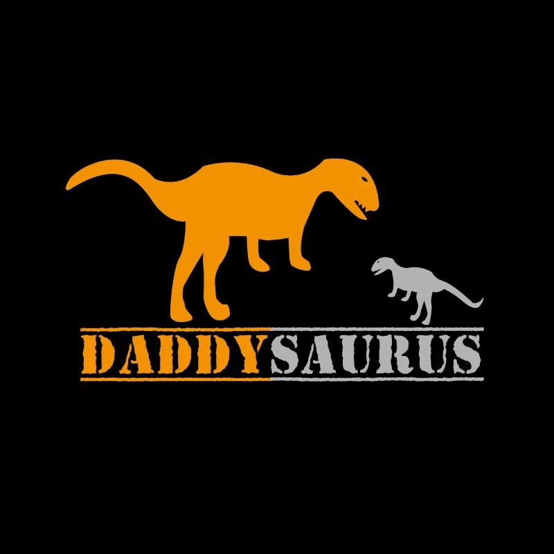 Mann Dinosaurier Papa Vater Papi Daddysaurus Shirt