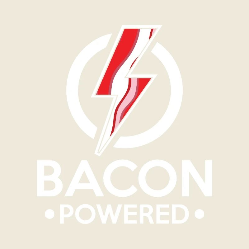 Bacon Powered - lightning taste morning