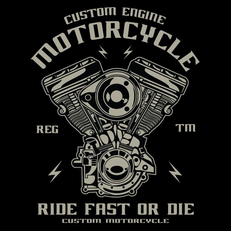 Motorrad Motor Umbau Chopper Custom Engine