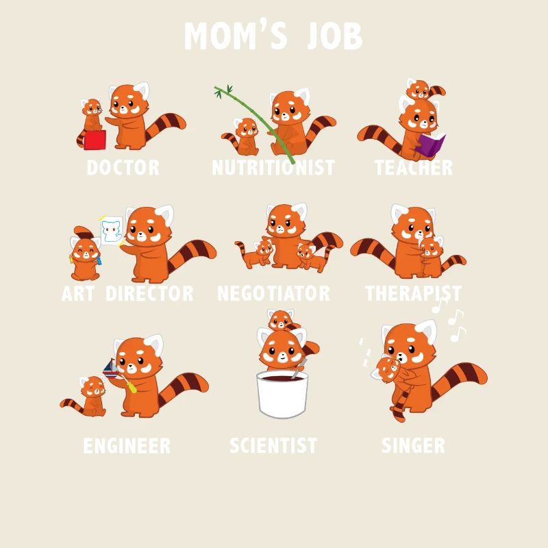 Red Panda - Cat Bear - Mum - Mum