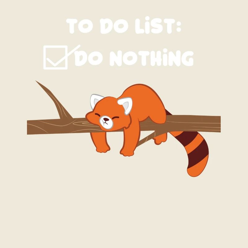 Roter Panda - Katzenbär - Faul - Nichtsnutz