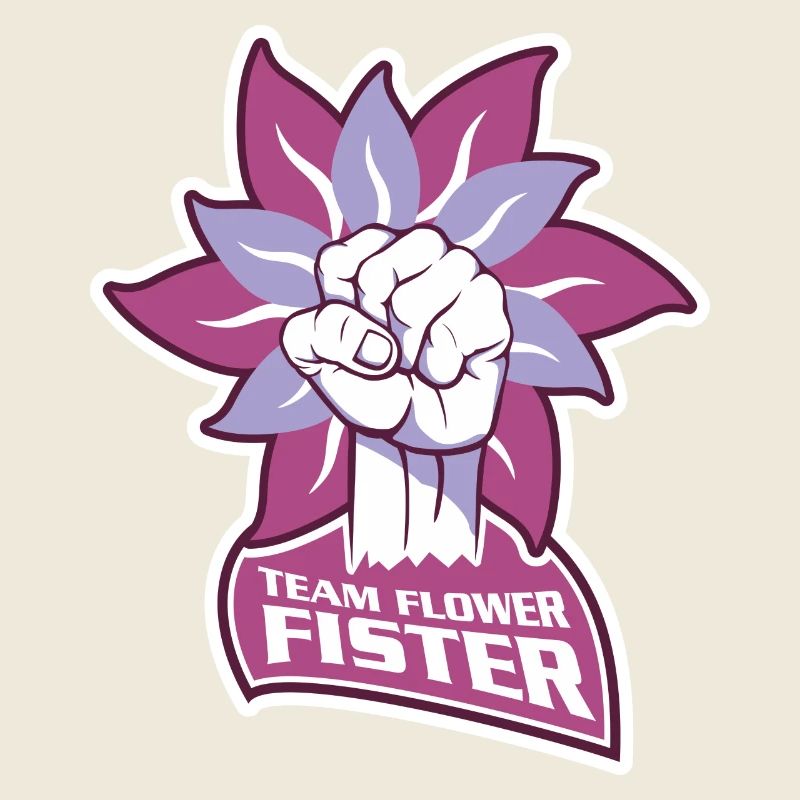 Team Flowerfister Blume Geschenk Idee Geschenkidee
