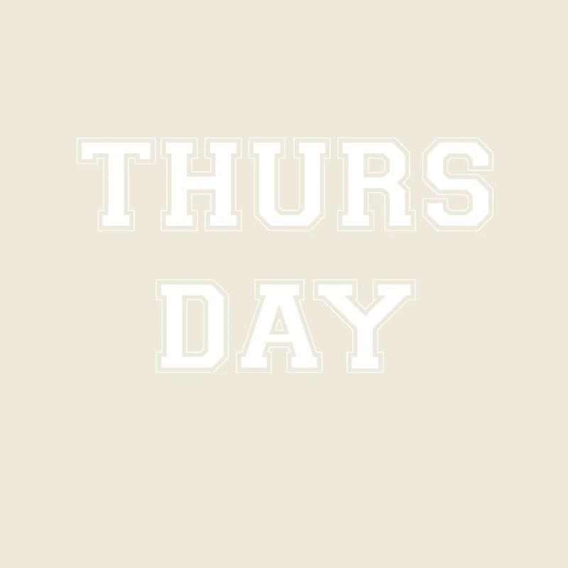 Thursday jeudi
