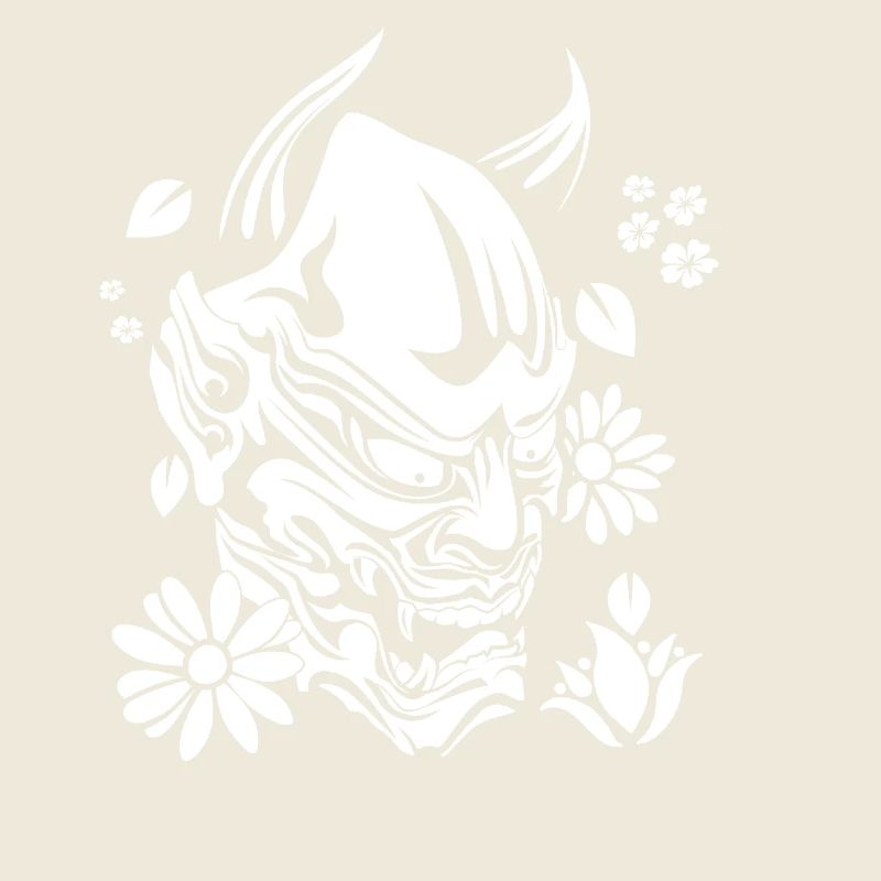 Diable avec des fleurs sait