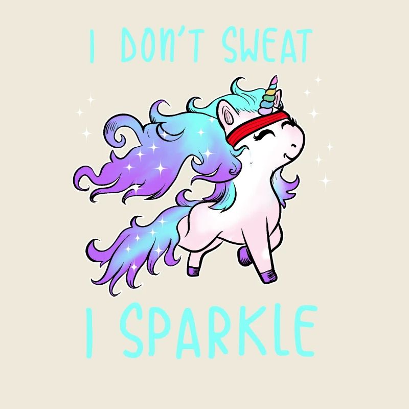 Je ne transpire pas I Sparkle Unicorn Gym Workout