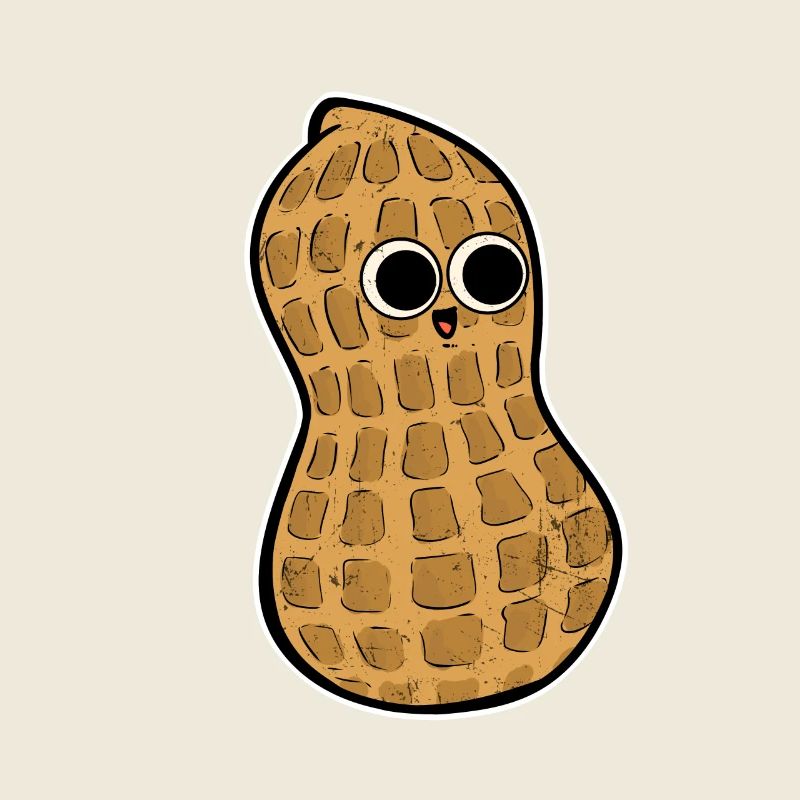 Funny Cute Peanut Comic Cartoon