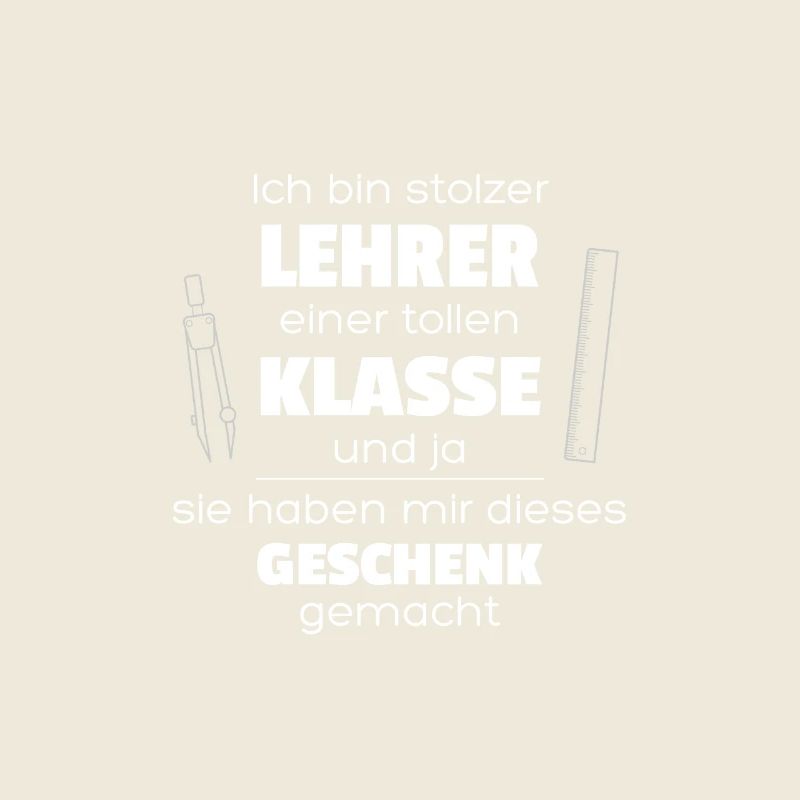 Ich bin stolzer Lehrer einer tollen Klasse und ja,