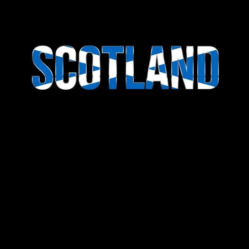 Scotland Lettering Flag
