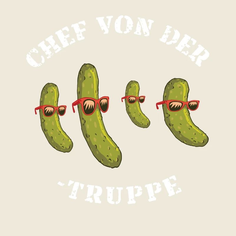 Chef Gurkentruppe Gurke Team Mannschaft Firma cool