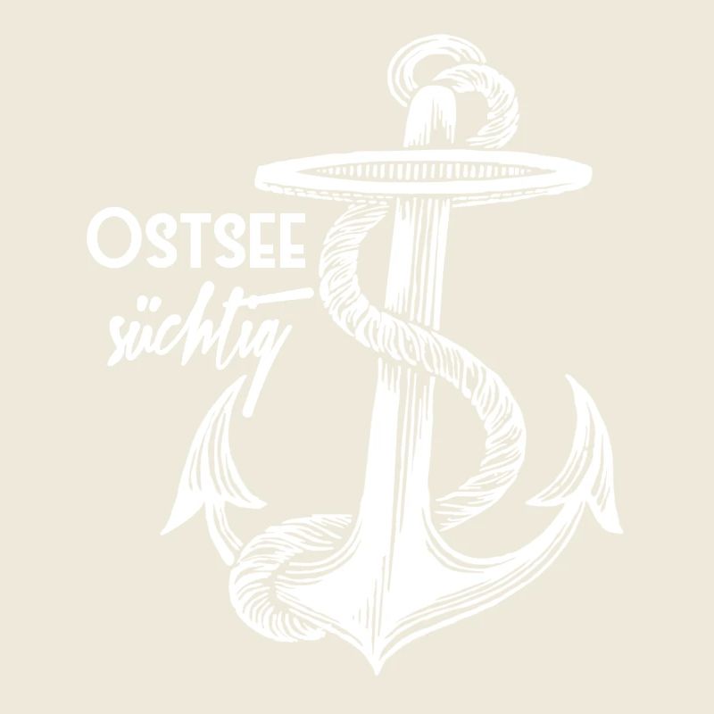 Baltic addicted anchor - white - design